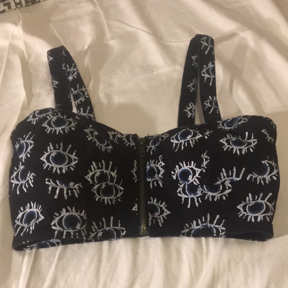 Evil Twin corset bralette top